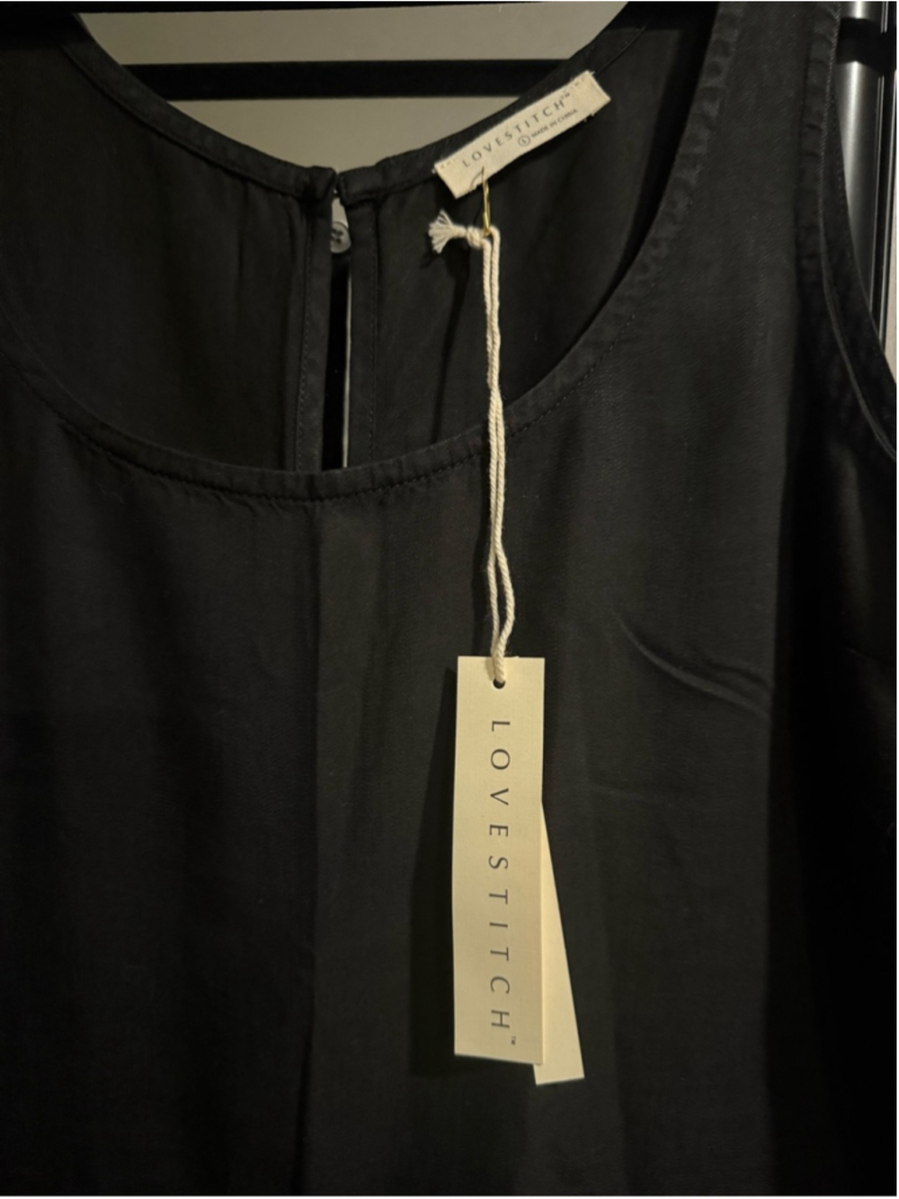 LOVESTITCH Black Wide-Leg Jumpsuit - Picture 5 of 5